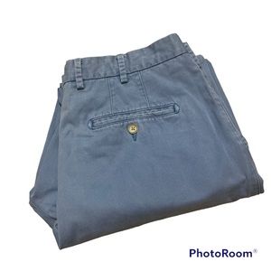 Peter Millar Raleigh Washed Twill Straight Flat Front Pants 34x30